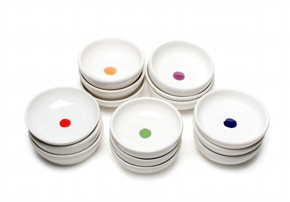 Dots Mini Bowls by Melanie Mena, photo by Tanya King