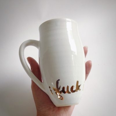 Gold fuck it Mug